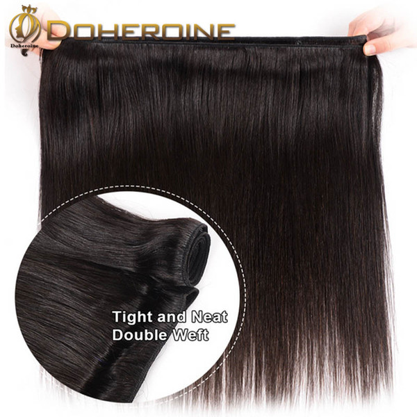 Brazilian Straight Hair 100% Unprocessed Human Hair With Closure,Brazilian Hair Straight with Closure,Hair Bundles With Closure