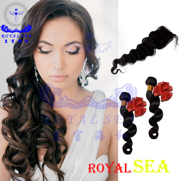 Top Grade Malaysian Remy Hair Weave Loose Wave Hair Weft