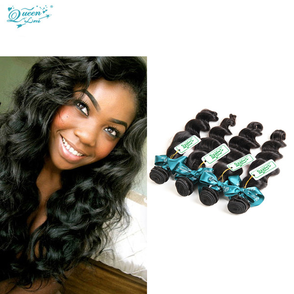 4 Bundles Peruvian Loose Wave With Closure Peruvian Virgin Hair With Closure Malaysian Indian Brazilian Loose Wave Human Hair With Closure