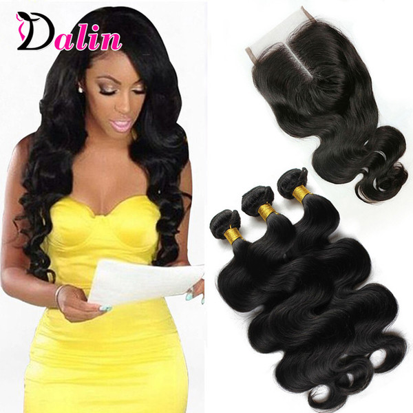 Brazilian Body Wave 3 Bundles With Closure Brazilian Virgin Hair Body Wave With Closure Remy Brazilian Wet Wavy Human Hair With Lace Closure