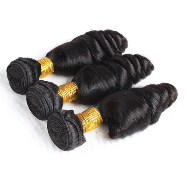 Peruvian Virgin Hair Bundles Loose Wave Human Hair Extension 100g Pc Unprocessed Peruvian Loose Wave Hair Products For Wholesale