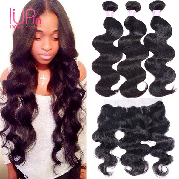 Malaysian Virgin Hair Body Wave tissage cheveux humain Full Lace Frontal Hair With 3 Bundles Malasian Body Wave Hair Products Wholesale