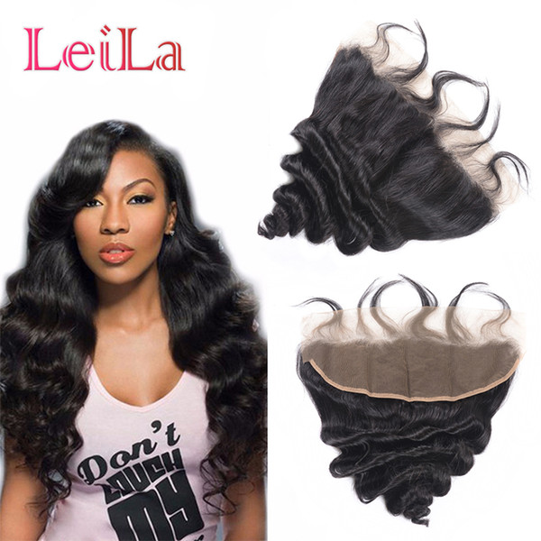 Peruvian 13x4 Lace Frontal Closure Loose Wave 100% Unprocessed Loose Wave Human Hair Extensions Cheap Lace Frontal Virgin Hair