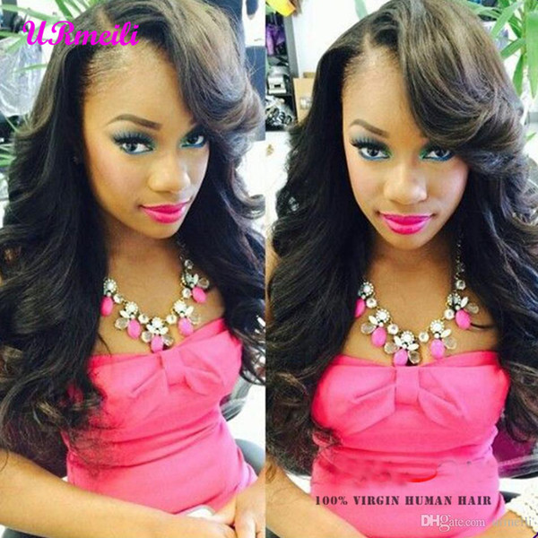 brazilian virgin hair body wave 3/4 bundles with closure DHgate Body Wave human hair bundles with closure Unprocessed remy human hair weave