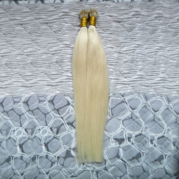 8 A Remy Blonde Malaysian Micro Nano Loop Ring Human Hair 100g Micro Loop Hair Extensions 1g Straight micro ring hair extensions