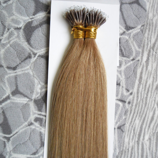 Nano Ring Hair 100% Remy Human Hair Extensions Straight 100g micro bead extensions