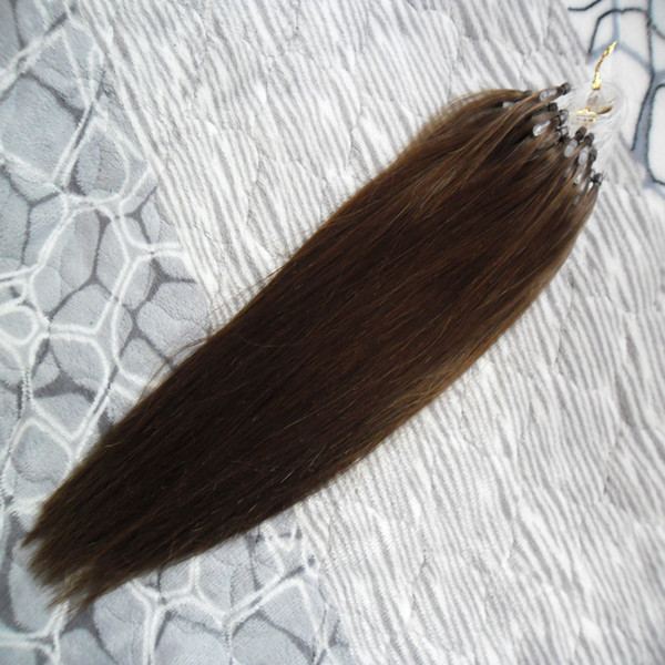 Hot Virgin Brazilian Human Hair 100s Apply Natural Hair Micro Link Hair Extensions Human 100g Micro Bead Extensions 16