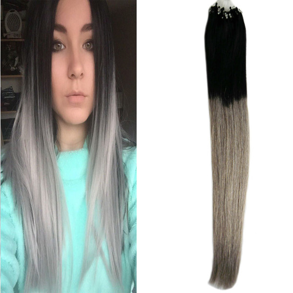 Ombre Micro Loop Brazilian Human Hair 100g 18