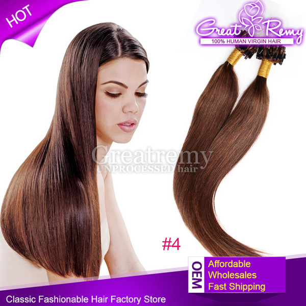 100s Virgin#4 Micro Ring Loop Straight Hair Extension Colored Micro Ring Micro Loop Hair Extension Remy Loop Hair Extention