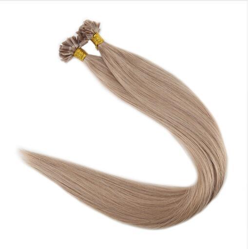 100% Real Remy Human Hair U Tip Hair Extensions Pure Color 50g Per Package Pre bonded Hair Extensions