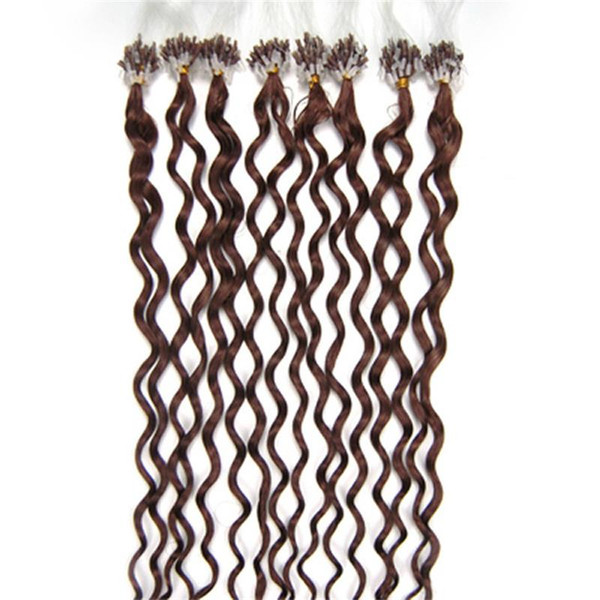 Micro Loops Ring Hair Extensions Wholesale price Unprocessed Brazilian Fusion Keratin Human Hair fast shipping in stock