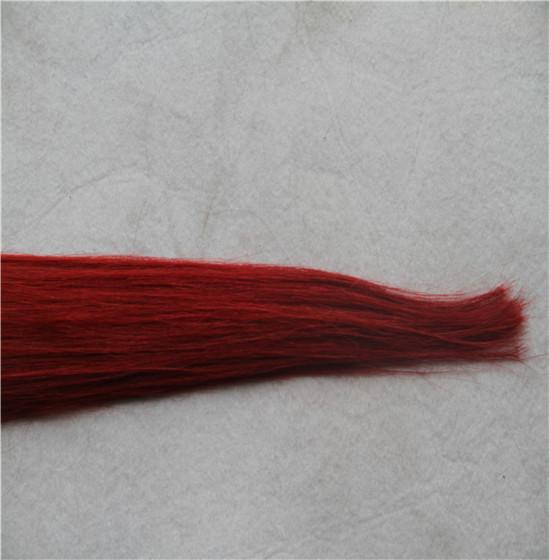 Bright Red Color 100 Gram Per Pack Loop Micro Ring Hair Extensions 10-30 Inchs Virgin Hair Straight 100% Human Hair Weave