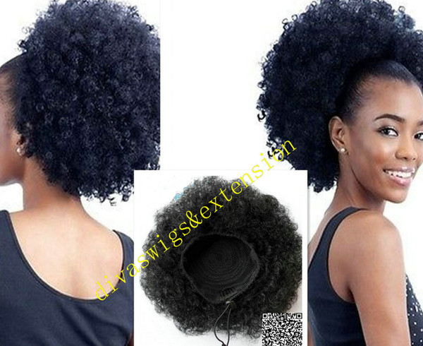 140g cheap 4c afro kinky curls ponytailer cabelo humano natural clip in ponytails hair pieces haarstukje paardenstaart met