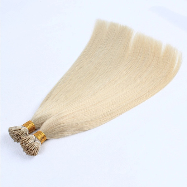 ELIBESS HAIR -thick End I Tip Sticker Hair Extensions 1g/strand 100 strands/lot Prebonded Human Hairs