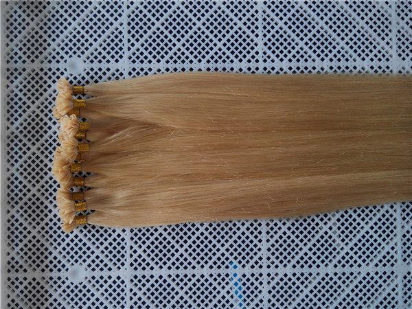 100g 18inch - 24inch 1g #22 Keratin Prebonded Nail U tip Hair Extensions Silk Straight INDIAN Remy Pre bonded Hair