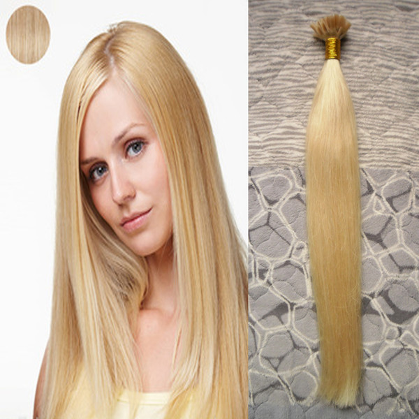 100% Real Human Hair Pre bonded 1g U Tip Keratin Human Hair Extensions Straight Fusion Hair Extensions Capsules 100G 16