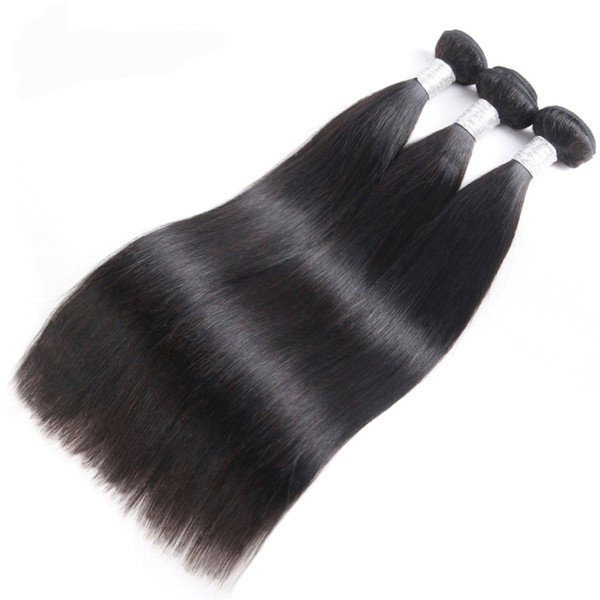 Lucky Queen Brazilian Straight Hair 3 Bundles 100% Unprocessed Brazilian Hair Bundles 8A Virgin Straight human Hair Bundles