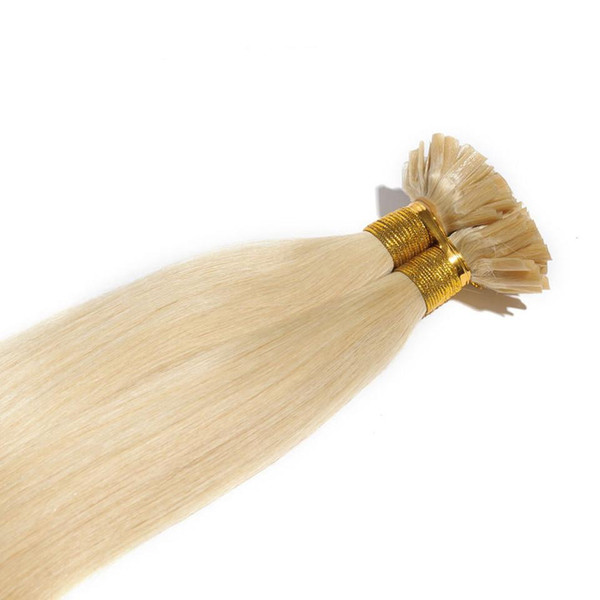Straight U Tip Double Drawn Pre Bonded Keratin Nail Hair Extension 1g/strand Keartin 18 To 24 Inch Real Fusion Human Hair
