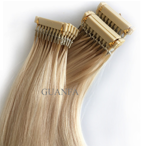 6D Virgin Hair Extensions Blonde 613# Color 14 inch to 30 inch European Human Hair Extensions New arrival