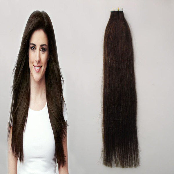 Tape Human Hair Extensions 100g Tape In Human Hair Extensions 40pcs Skin Weft Double Sided Tape Hair 16