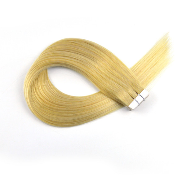 Whosale Virgin Brazilian Tape Human Hair Extensions,Human Tape Hair Blonde,Tape in Hair Extensions for African American