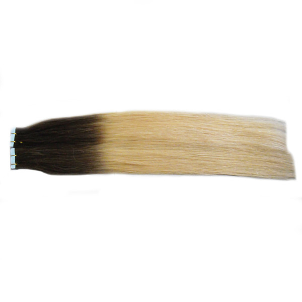 Tape Hair 40pcs Ombre Human Tape Hair Extensions 2.5g Per Piece 40 pieces Adhesive Invisible PU skin weft tape hair extensions