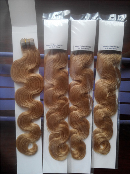 LUMMY Skin Weft PU Tape In Human Hair 18