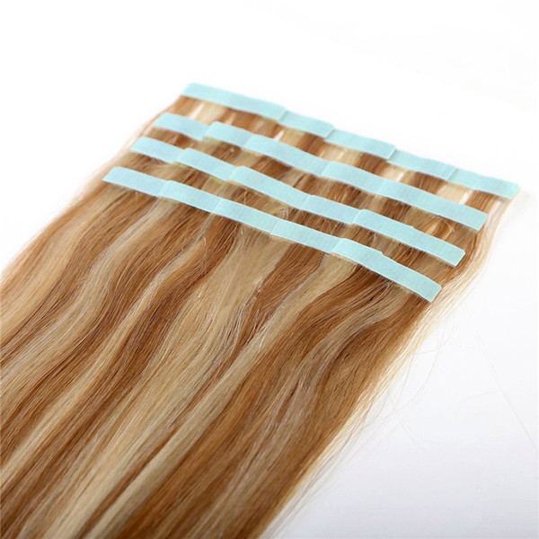 LUMMY Tape In Brazilian/Indian/Peruvian Human Hair Extensions 12