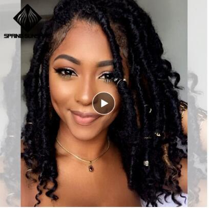 Goddess Faux Locs 16 20inch Ombre Crochet Braids Soft Natural Soft Synthetic Hair Extensions 24Strands 1PC