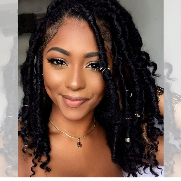 Dilys Hair Ombre Faux Locs Crochet Braids Soft Natural Synthetic Hair Extensions 24 Strands 100/Pack Different Colors 20 inch