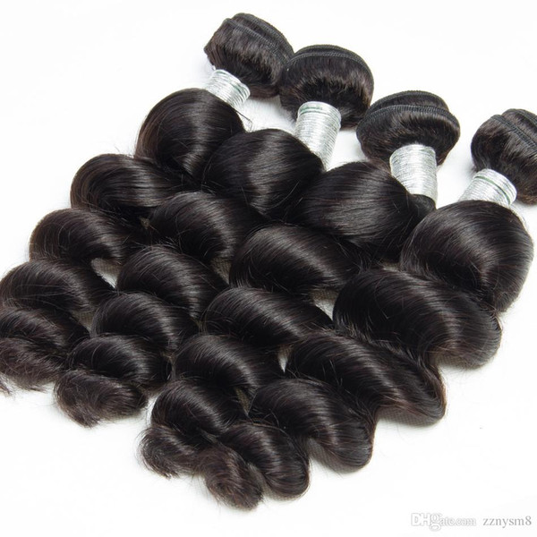 Peruvian Loose Wave 3 Bundles With Frontal Closure Virgin Human Hair Weave Extension Pre Plucked Frontal With Bundle