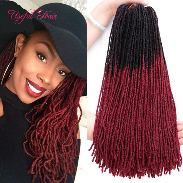 Dreadlocks Sister Locs Crochet Hair Extensions Afro 18 Inch Synthetic Braiding Hair Straight for Women Passion Twist Marley Fashion DHgate