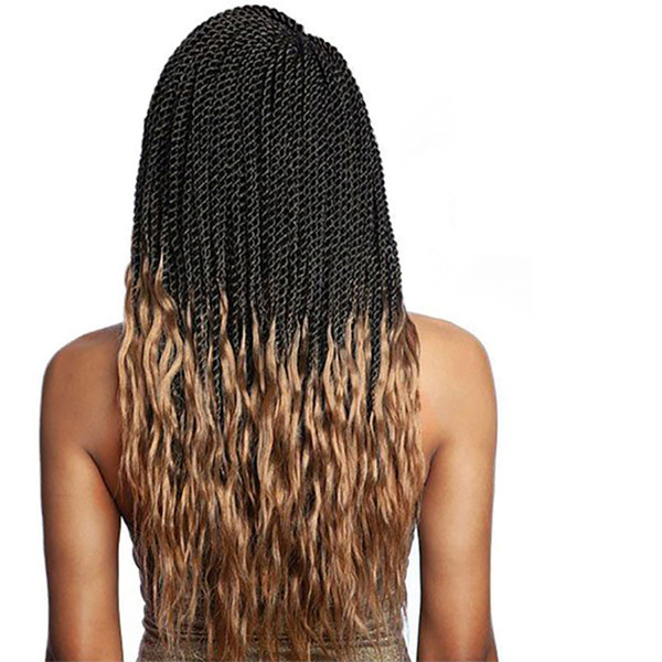 18'' Crochet Twist Braids Ombre Braiding Hair Synthetic Senegalese Braids Crochet Hair Braid