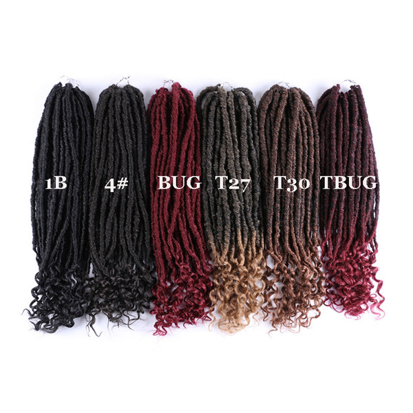 New Style Synthetic Crochet Braids Hair Extensions 100/Pack Kanelalon Fiber Twist Different Colors 20 inch