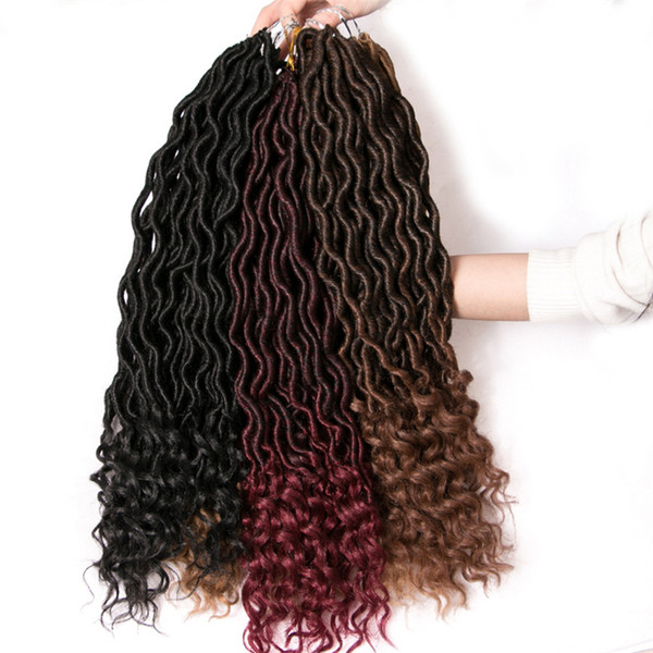 New Hair Extensions Bending braids synthetic hair extensions 24 pcs 18 inches 5 colors mixed color Free shipping