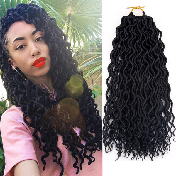 18 Inch Senegalese Twist Crochet Braids 24 Strands/Pack Synthetic Hair Extensions Black 613 Burgundy Twisted Weave Fibre Fake False Hair