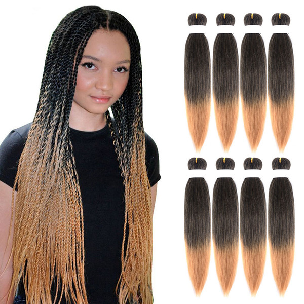 Sambraid EZ Jumbo Braids Pink Ombre Synthetic Hair Extensions Crochet Braids 20inch 85g/pack Synthetic Hair For Black Women