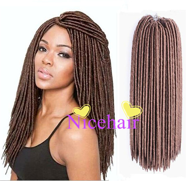 Faux Locs Crochet Hair 24Roots Faux Locks Crochet Braid Marley Braids Faux Locs Crochet hair Extensions-2