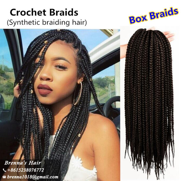 Prelooped easy install hair with crochet needles 24inch Crochet Braids With Black blond and burgundy long hair 3s Box braids hair extensions