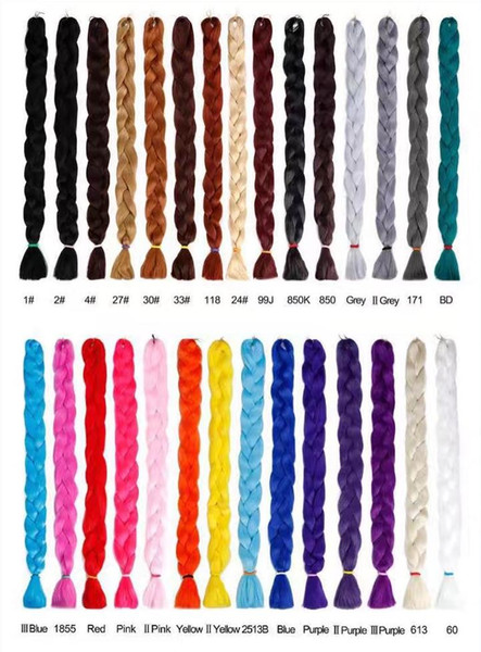 Xiu Zhi Mei Synthetic Braiding Hair Wholesale Cheap 82inch 165grams Single Color Premium Ultra Braid Kanekalon Jumbo Braid Hair Extensions