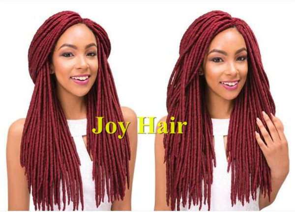 Havana Mambo Faux Locs Braids 24 Strands Crochet Dreadlock Braids Hair Extensions Faux locs 24 srands Crochet Twist synthetic Braid hair