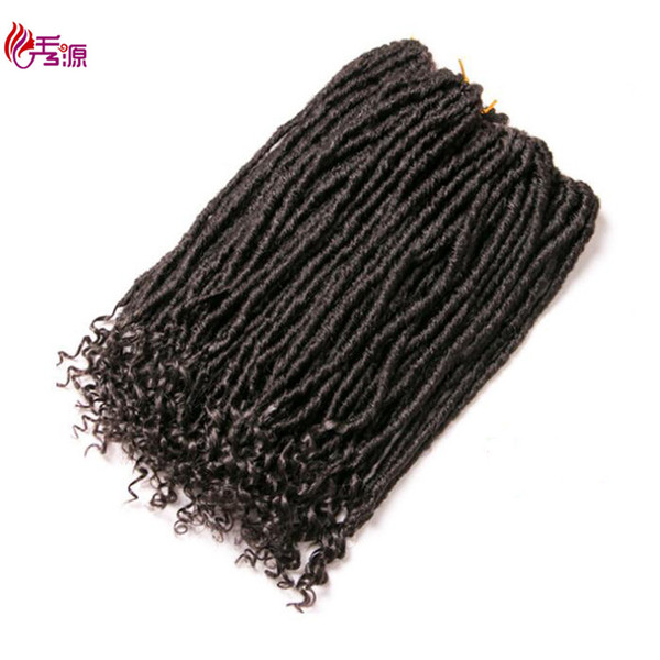 18inch Ombre Goddess Fauxlocs Crochet Braids Hair 20 strands/pc Synthetic Braiding Hair Extensions Xiuyuanhair Wholesale Cheap Price