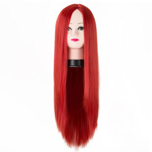 Black Wig Synthetic Heat Resistant Long Straight Middle Part Line Costume Cosplay Hair extensions high quality and Party Hairpieces