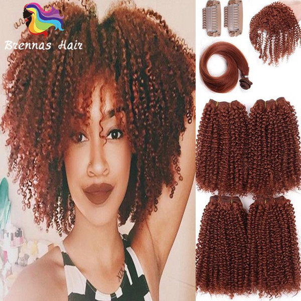 2018 New 8pcs/pack Human hair Feeling Synthetic Fiber afro kinky curly small mini curl hair wefts for black women jerry curly weaves uk usa