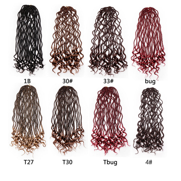 Soft Dread Locks Crochet Braiding Hairstyle for Women Hair Extensions 20 INCH Synthetic Hair high-temperature resistance fibre For Sale