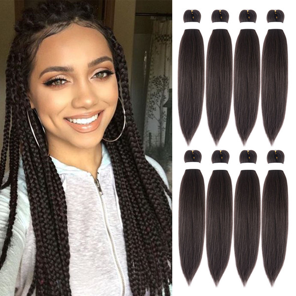 New Jumbo Braids Ombre Crochet Braids Hair Pre-Stretched EZ Braid synthetic Hair Extensions 24inch For Women Sassy Girl