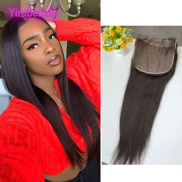 Malaysian Virgin Hair Lace Closure 8X8 Big Size Straight Body Wave 12-22inch 8 By 8 Lace Closure With Baby Hair Products