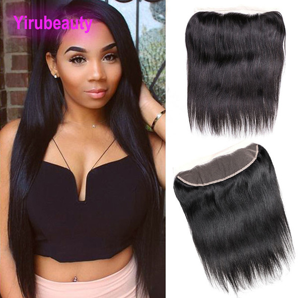 Indian Virgin Hair Lace Frontal 13x4 Closure Straight Hair 8-20inch Lace Frontal Hair Products Top Closures