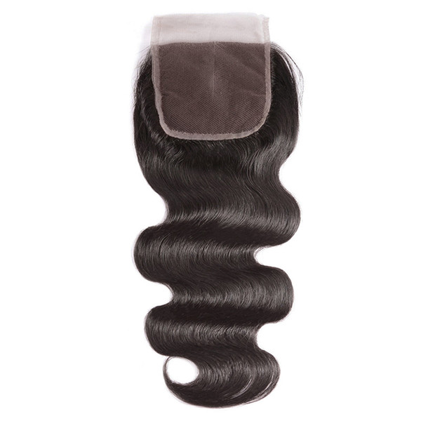 Virgin Brazilian Hair Lace Closure 5X5 Straight Body Wave 8-20Inch Swiss Lace Closure Human Hair Extensions