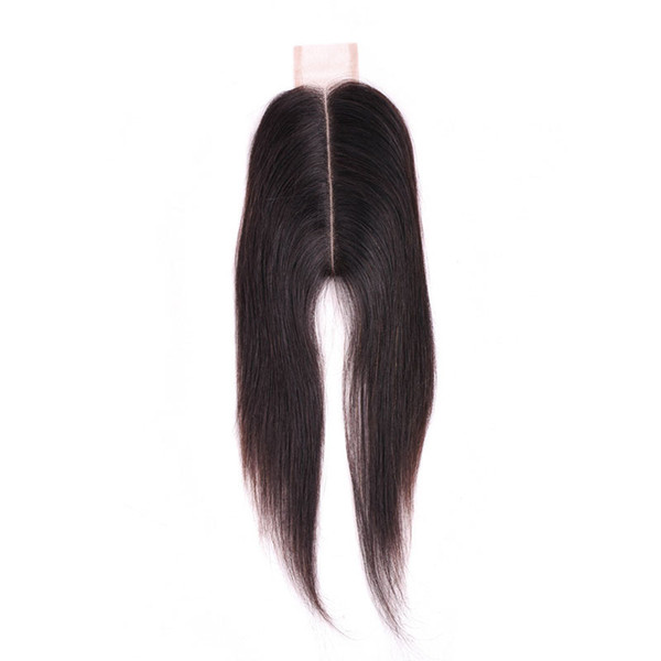 Brazilian Virgin Human Hair 2*6 Lace Closure Silky Straight 2X6 Lace Closure Straight 16inch Wholesale Top Closure Middle Part